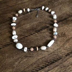 Silpada White Howlite African Opal Necklace